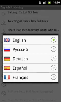 Ingles. La audicion android App screenshot 1