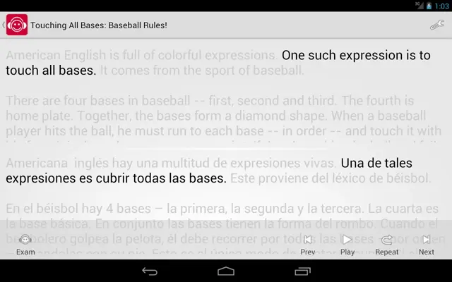 Ingles. La audicion android App screenshot 5